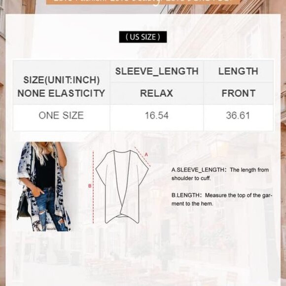 Womens 2025 Summer Beach Hawaiian Vacation Long Kimono Cardigans Swimsuits Cover - Picture 4 of 4